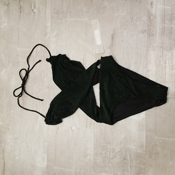 💕DEVON WINDSOR💕 Astrid Full Piece Midnight Green ~ One-Piece Swimsuit S NWT - Picture 9 of 14